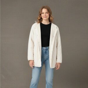 KOOLABURRA BY UGG WOMEN WHITE QUILTED REVERSIBLE SHERPA JACKET WINTER SZ‎ XXL